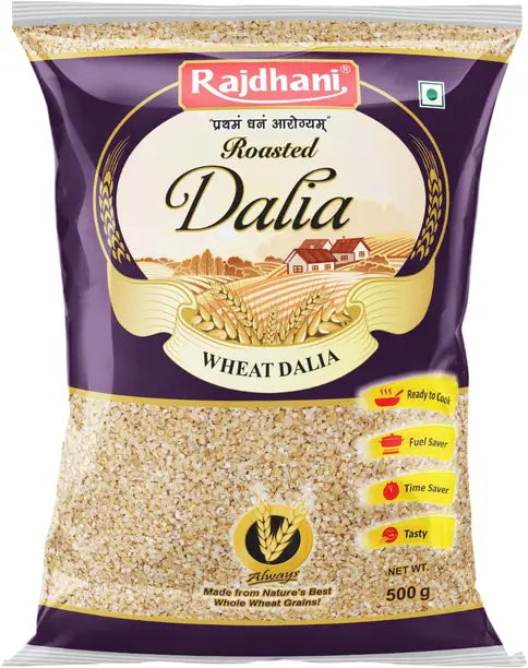 Rajdhani Roasted Dalia  (0.5 kg)