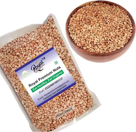 Royal Premium Organic Brown Horse Gram (Whole) (Kulthi Dal Horse gram)  (400 g)