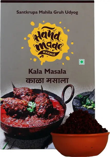 Hand Made Masale Kala Masala Authentic Handmade Spice Blend for Bold Flavors  (100 g)
