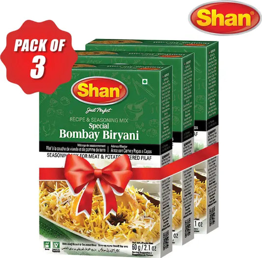 SHAN Bombay Biryani Masala (Imported) Pack of 3  (3 x 60 g)