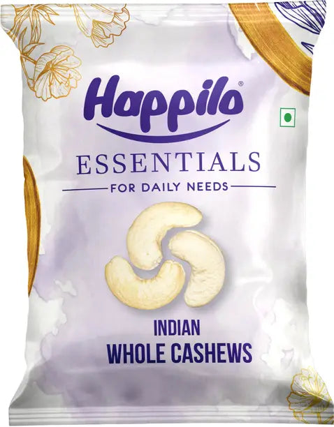 Happilo Essentials Popular Whole Cashews  (1 x 500 g)