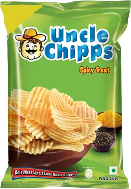 Uncle Chipps Spicy Treat Chips  (80 g)