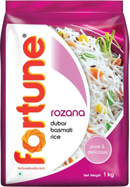 FORTUNE Rozana Gold Basmati Rice Basmati Rice (Basmati Chawal) (Medium Grain)  (1 kg)