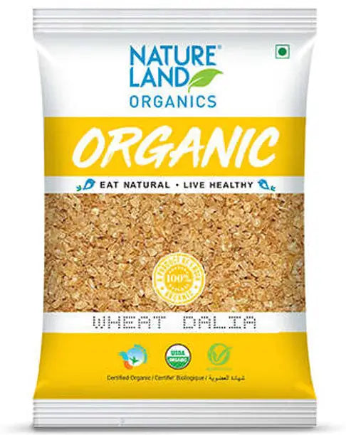 Natureland Organics Wheat Dalia  (0.5 kg)