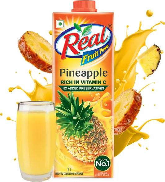 Real Fruit Juice - Pineapple  (1 L)