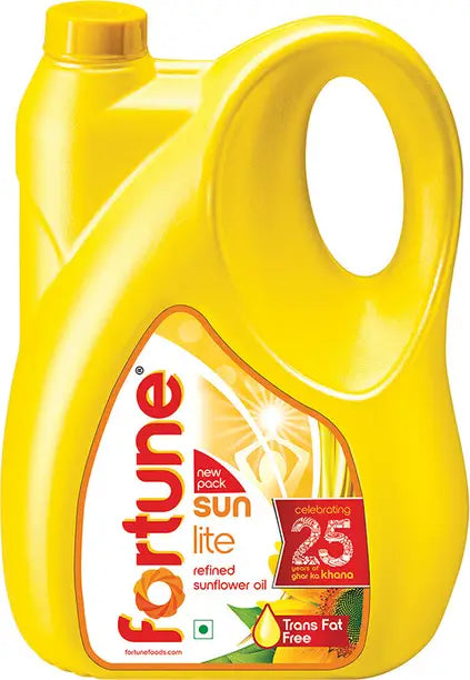 FORTUNE Sunlite Refined Sunflower Oil Can  (4.35 kg)