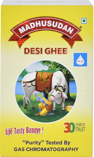 Madhusudan Desi Ghee Carton  (900 ml)