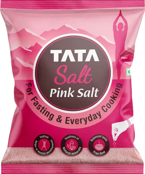 Tata Salt Pink Salt, for Everyday Cooking Himalayan Pink Salt  (1 kg)