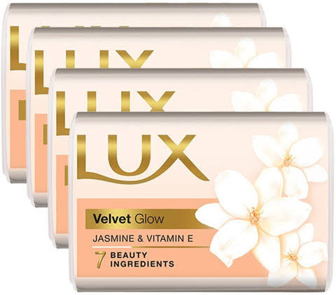 Lux Jasmine Soap (Velvet Touch / Jasmine & Vitamin E) 4x150g