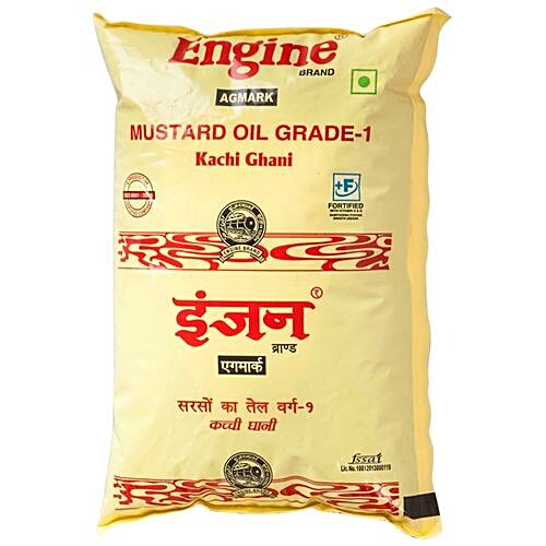 Engine Mustard Oil 1 Litre Poly Pouch
