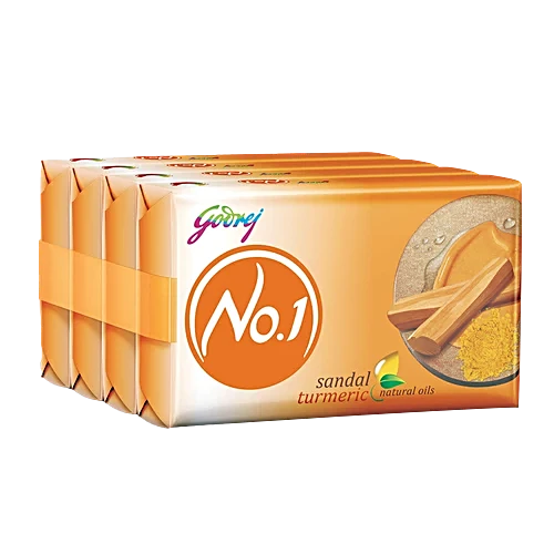 Godrej No. 1 Sandal & Turmeric (Pack of 4x150g)