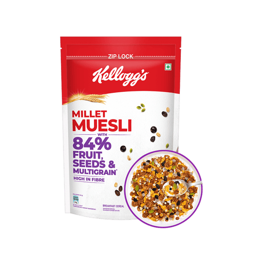 Kellogg's Millet Muesli (with 84% Fruit, Seed & Multigrain) 750g