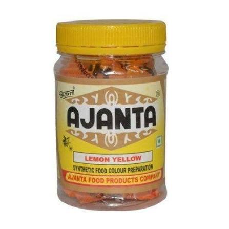 Ajanta Lemon Yellow food colour 100g