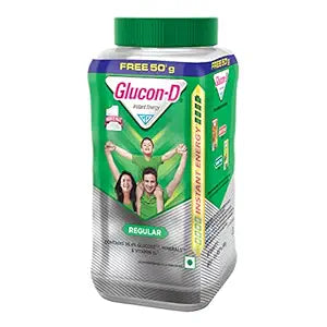 Glucon-D Plain (Pure Glucose / Instant Energy Drink) jar 500g