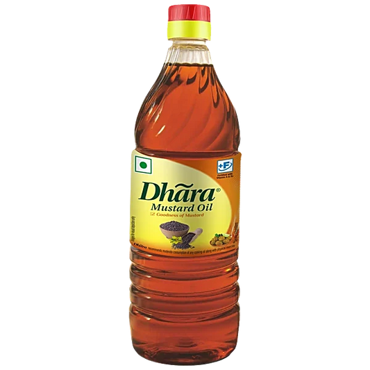 Dhara Mustard Oil 1 Litre PET Bottle