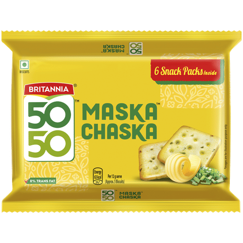 Britannia 50-50 Maska chaska salted biscuits 300g