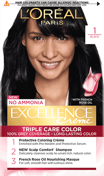 L'Oréal Paris Excellence Crème (Shade 1 - Natural Black)