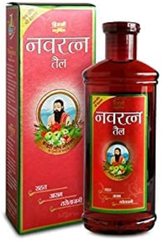 Navratna Ayurvedic Oil (Red) 100ml