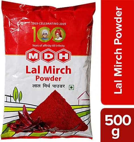 MDH Lal Mirch Powder (500g Pouch)