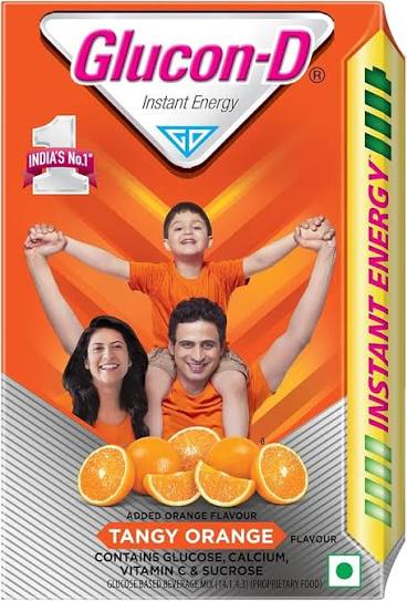 Glucon-D Tangy Orange (Instant Energy Drink) 100g