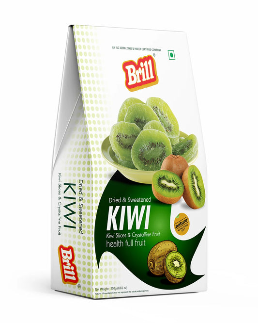 Bril Dry Kiwi Fruit (Dehydrated Green Kiwi Slices) 250g