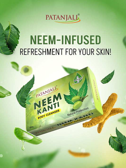Patanjali Neem Kanti Soap Pack of (4x150g)