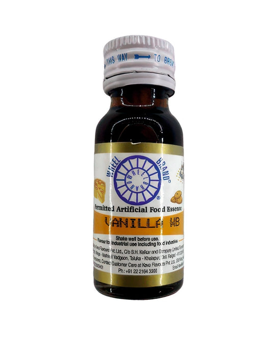 Wheel Brand Vanilla Essence, 20ml Bottle