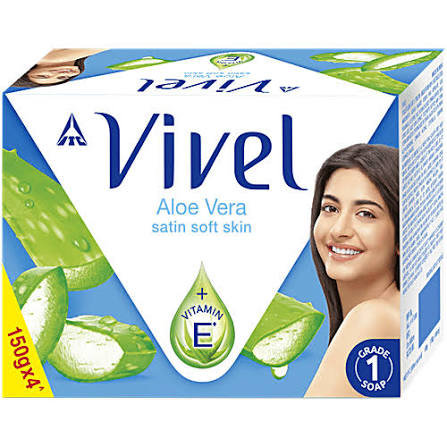 Vivel Aloe Vera Bathing Bar 4x150g