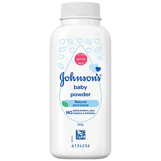 Johnson’s Baby Powder (Gentle Plant-Based Cornstarch Formula) 50g