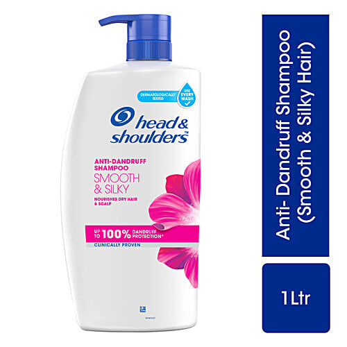 Head & Shoulders Smooth & Silky Anti-Dandruff Shampoo 1L