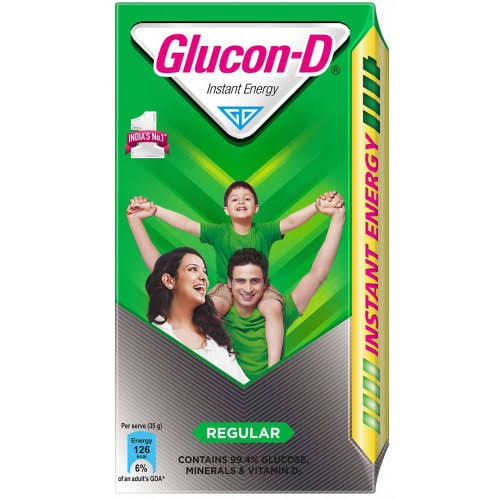 Glucon-D Plain (Pure Glucose / Instant Energy Drink) 100g