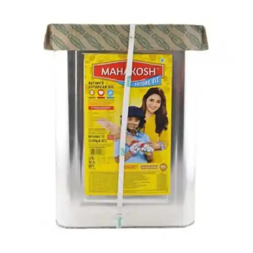 Mahakosh Refined Soyabean Oil (15L Tin)