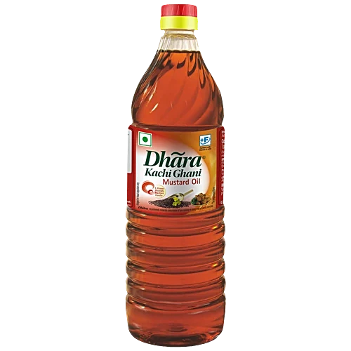 Dhara Mustard Oil 1 Litre PET Bottle