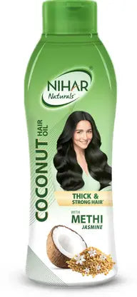 Nihar Naturals Coconut Hair Oil with methi and jasmine 400ml