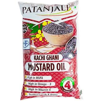 Patanjali kacchi dhani mustard oil 1L