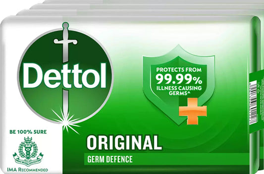 Dettol Original Germ Protection Bathing Soap 4x60g