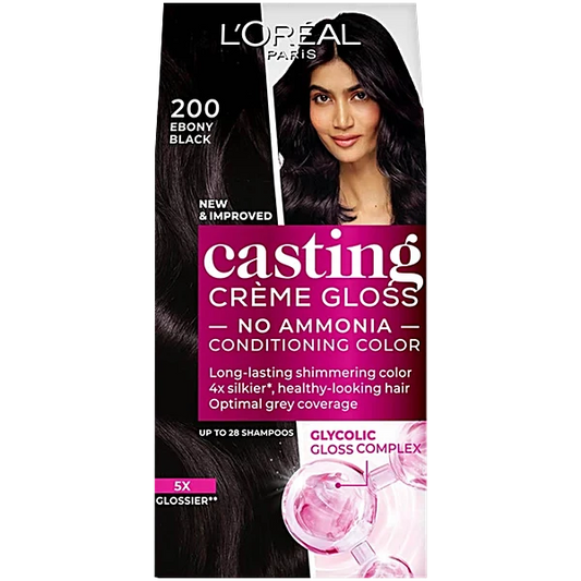 L'Oréal Paris Casting Crème Gloss (Shade 200 - Ebony Black)