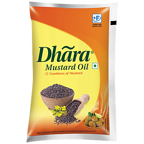 Dhara Mustard Oil 1 Litre Pouch