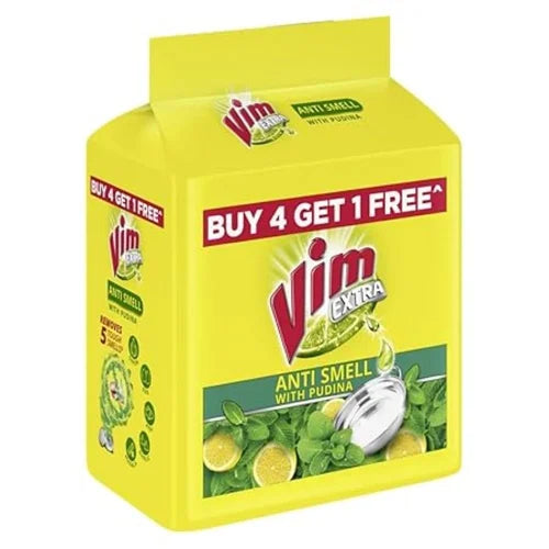 Vim Dishwash Bar (Pack of 5x190g)