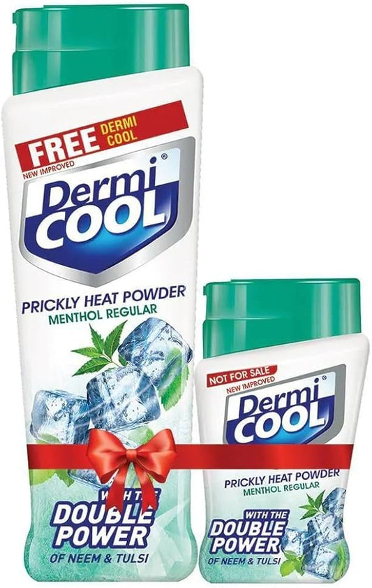 Dermi Cool Prickly Heat Powder (150g) + chhota peck