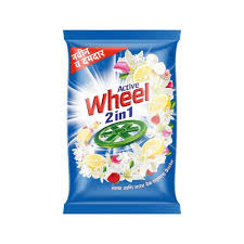 Active Wheel 2-in-1 Detergent Powder 1kg