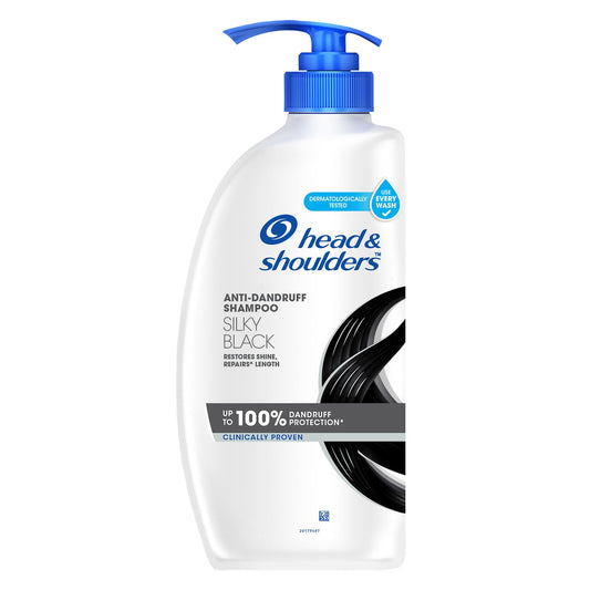Head & Shoulders Silky Black Anti-Dandruff Shampoo 650ml
