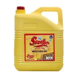 Scooter Mustard Oil 5 Litre Family Jar