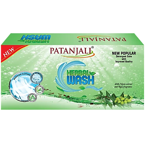 Patanjali Herbal Wash Detergent Cake 225g