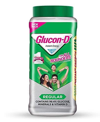 Glucon-D Plain (Pure Glucose / Instant Energy Drink) jar 1kg