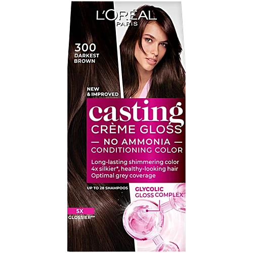 L'Oréal Paris Excellence Crème (300 darkest brown)