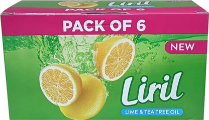 Liril Lime Soap 6x125g