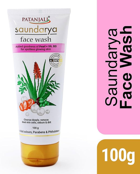 Patanjali Saundarya Face Wash 100ml