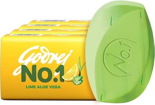Godrej No. 1 Lime & Aloe Vera (Pack of 5x100g)