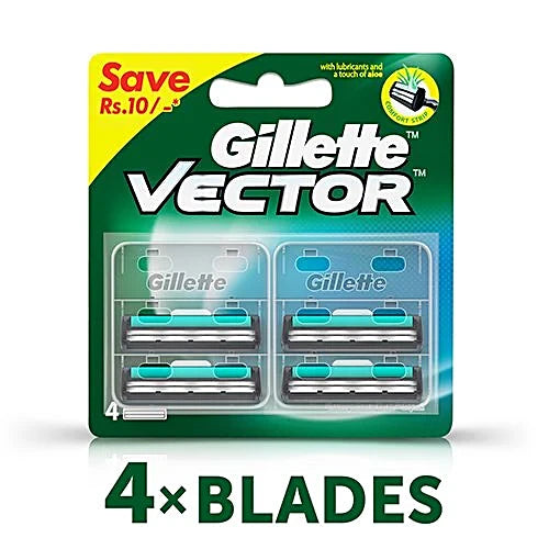 Gillette Vector Blades 4xpcs